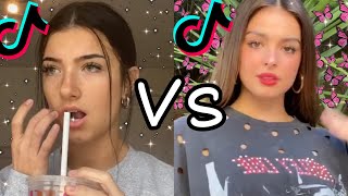 Charli D’amelio vs Addison Rae tiktok dances compilation🤡✨ [upl. by Aihsem820]