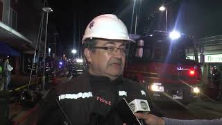 Incendio destruyó gran parte del recinto comercial “la polar” en Osorno [upl. by Yetah433]