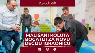 Mališani Koluta bogatiji za novu Dečiju igraonicu [upl. by Suiddaht353]