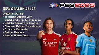 PES 2024 PS2 n Aethersx2 242025 Summer Transfer July [upl. by Tengler]