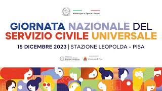 GIORNATA NAZIONALE DEL SERVIZIO CIVILE UNIVERSALE  15 dicembre 2023 [upl. by Lore815]