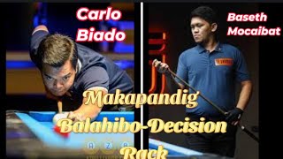 Carlo Biado vs Baseth Mocaibat 610  Makapanindig Bakahibong Decision Rack [upl. by Furlong]