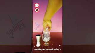 1848 whiskey and coconut water mixing  alcoholicdrink wishky coconut food cocktailrecipes [upl. by Adlar995]