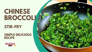 Chinese Broccoli Stirfry Gai Lan  Our Family Secret Recipe Revealed [upl. by Alletneuq]