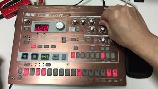 002 Korg Electribe ER1 MkII Korg mini kaoss pad 2S [upl. by Themis719]