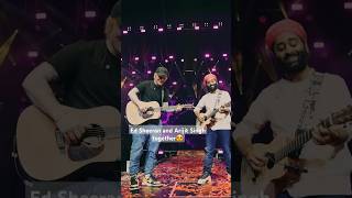 Ed Sheeran and Arijit Singh sing together on stage  edsheeran arijitsingh shorts edsheeranmusic [upl. by Cesar]