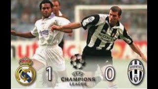 Real Madrid 10 Juventus 1998 UCL Final Goals and Highlights [upl. by Sivra]