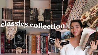 my entire classics collection  in depth bookshelf tour 📖✨ [upl. by Slade168]