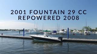 2001 Fountain 29 CC [upl. by Mcmaster]