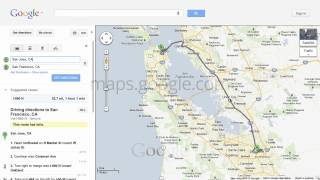 Draggable Directions in Google Maps [upl. by Namrehs]