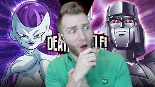 WHY CAN HE DO THAT Reacting to quotFrieza vs Megatron Death Battlequot [upl. by Tammi]