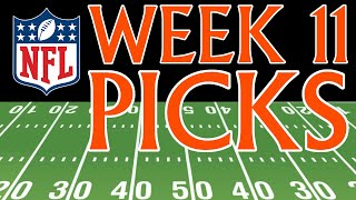 NFL Week 11 Picks  Picking the winner of each game [upl. by Yenruoj]