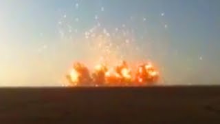 Massive Explosion Shockwave Hits Camera [upl. by Leraj540]