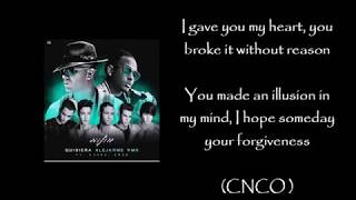 Wisin  Quisiera Alejarme remix f Ozuna CNCO Letraenglish lyrics [upl. by Inga]