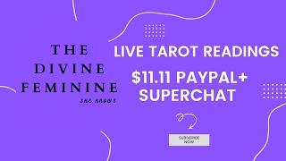 1111 SuperchatPayPal Live Tarot Session 💜 Check Description 💜 S448 [upl. by Brenda]