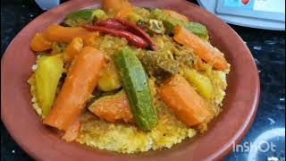 couscous marocain au thermomix👍👍 [upl. by Ocsinarf]