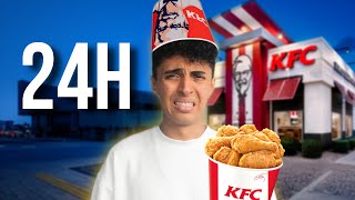 Sobrevivo 24 horas comiendo en KFC en Colombia🍗 [upl. by Shuman]