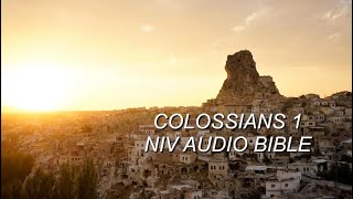 COLOSSIANS 1 NIV AUDIO BIBLE with text [upl. by Page]