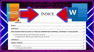 Como CREAR un ÍNDICE Para TESIS Con ☑️NORMAS APA 7MA EDICIÓN [upl. by Rici]