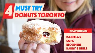 4 MUST TRY Donuts in Toronto  We try 4 of the best donut shops in the city [upl. by Lyall]