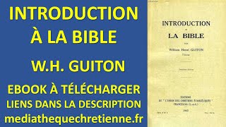 56 INTRODUCTION À LA BIBLE William Henri GUITON [upl. by Pelpel]