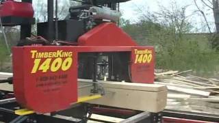 TimberKing 1400 Portable Sawmill Features and Benefits [upl. by Dlaniger271]