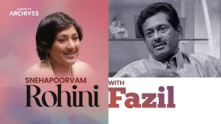 quotSnehapoorvam Rohiniquot with Fazil  amritatvarchives rohini Fazil [upl. by Polad]