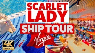 Scarlet Lady FULL Ship and Cabin tour Virgin Voyages new ship [upl. by Uzial951]