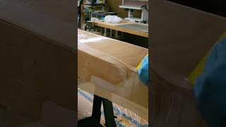 Structure for the Kayak  Fiberglassing the Hull [upl. by Ayinat133]