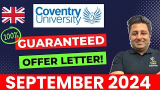 Coventry University September 2024 Intake  Study In UK 🇬🇧 [upl. by Atnoid98]