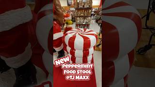 NEW Christmas Peppermint Food Stool at TJ Maxx tjmaxx homegoods foodstool foodstools [upl. by Black]