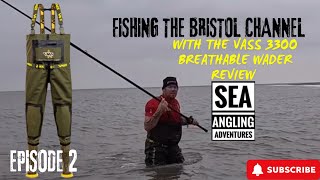 Fishing the Bristol Channel Part 2  Including Vass breathable wader review  Sea Fishing Uk [upl. by Gris81]