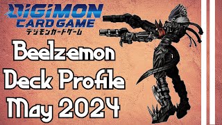 Digimon Beelzemon Deck Profile May 2024 [upl. by Pressman917]