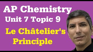 Le Chateliers Principle  AP Chemistry Unit 7 Topic 9 apchem apchemistry equilibriumchemistry [upl. by Philo729]