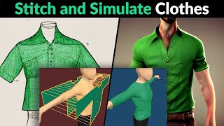 Blender Secrets  Cloth Simulation Sewing Basics [upl. by Clement]