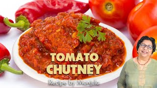 Tomato Chutney Recipe  How to make Tomato Chutney  Indian Tomato Chutney  Tangy Tomato Chutney [upl. by Kwok]