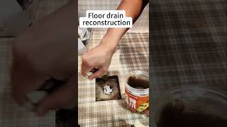 Floor drain reconstruction craftsman [upl. by Yrred534]