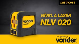 Nível a laser NLV 020  VONDER [upl. by Vershen]