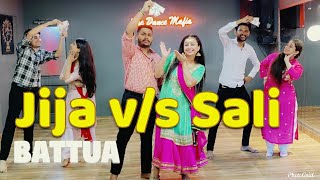 Battua  Jija vs Sali  Wedding choreography  Easy Bhangra  The Dance Mafia [upl. by Pen]