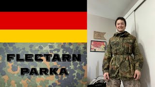 GERMAN BUNDESWEHR FLECKTARN MILITARY SURPLUS PARKA REVIEW [upl. by Stillman]