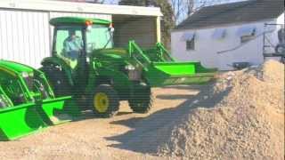 John Deere Tractor Attachments  Loaders [upl. by Ellatsyrc]