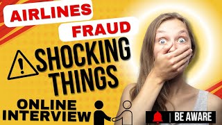 ⚠️⚠️Airlines industry fraud 🔔Be aware [upl. by Adelaide242]