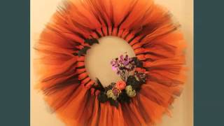 Tulle Wreath  Diy Decor Artwork Picture Collection Of Tutu Romance [upl. by Mulligan396]