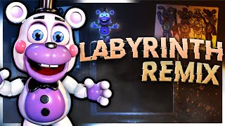 quotLABYRINTHquot REMIXREMAKE  FNAF ANIMATED LYRIC VIDEO [upl. by Aehtorod]