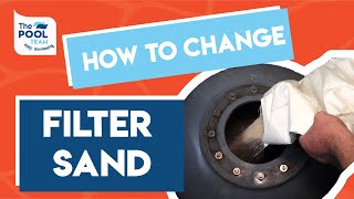 How to Change Your Pool Filter Sand  Swimming Pool DIY [upl. by Enenaj]