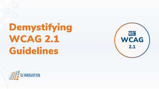 Demystifying WCAG 21 Guidelines Ensuring Accessibility for All [upl. by Anelram]