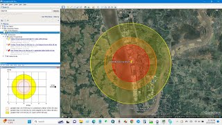 Risk Assessment Fire Explosion Flammable Toxic Gas dispersion of an Industry Using ALOHA [upl. by Ahsemit]