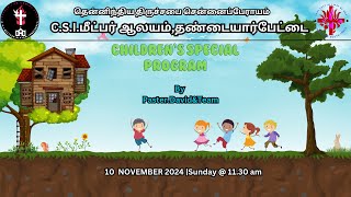 CSIMeetpar AlayamTondiarpetPasterDavidampTeamChildrens Special Program On Nov 10  1130am [upl. by Marcelo]