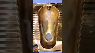 Mukesh Ambani ji ka bathroom gold goldentoilet toilet satisfying bathroom jewelry papertowels [upl. by Ahsenhoj]