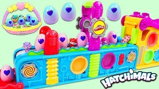 Making Hatchimals Surprise Eggs with Magic Mega Fun Factory [upl. by Elletsirk]